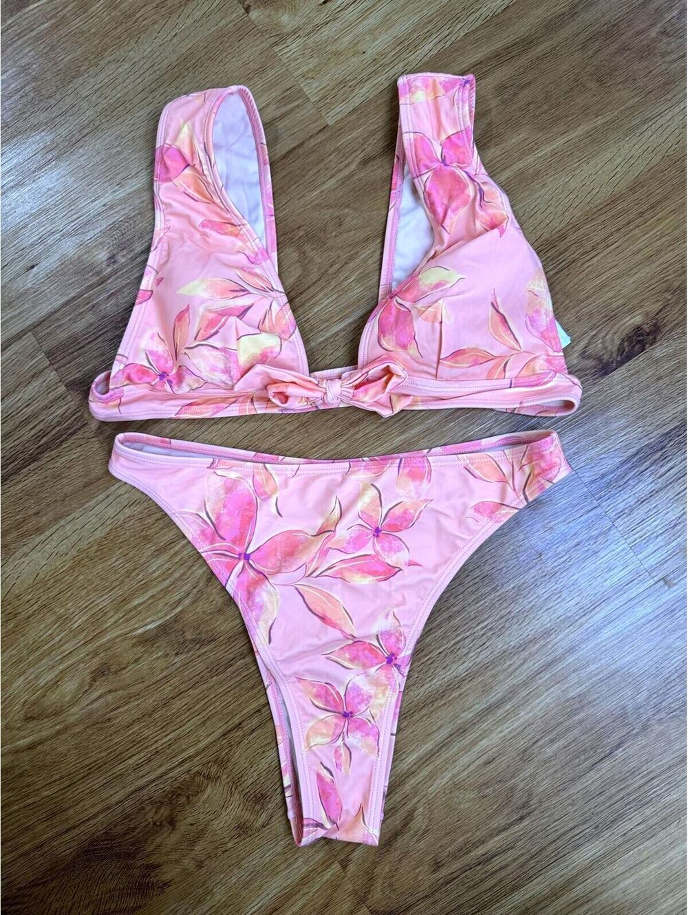 Cupshe-Large Floral Bikini/Swimsuit